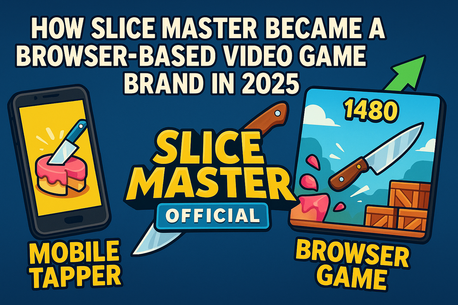 Slice Master official brand evolution from mobile clone to browser video game