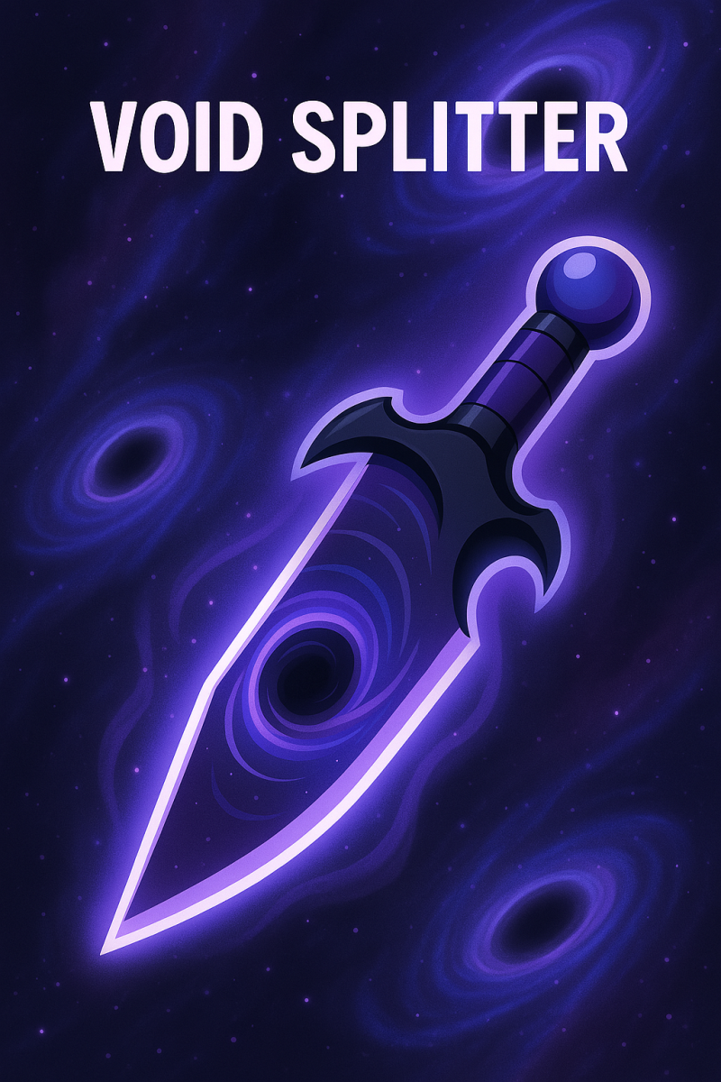 Void Splitter – black hole slicing knife in Slice Master