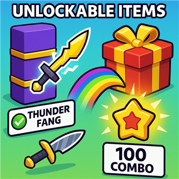 Unlockable Items in Slice Master – Knives, Effects & Achievements